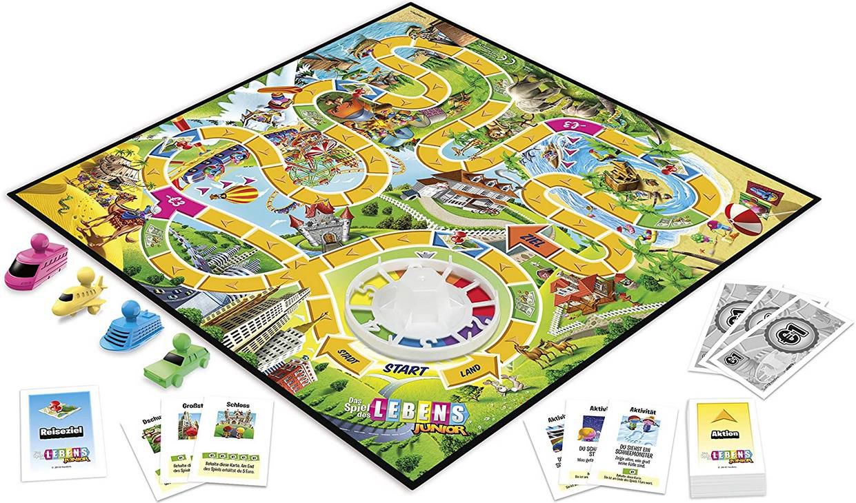 Hasbro E6678100 Spiel des Lebens Junior für 12,70€ (statt 16€)   Prime