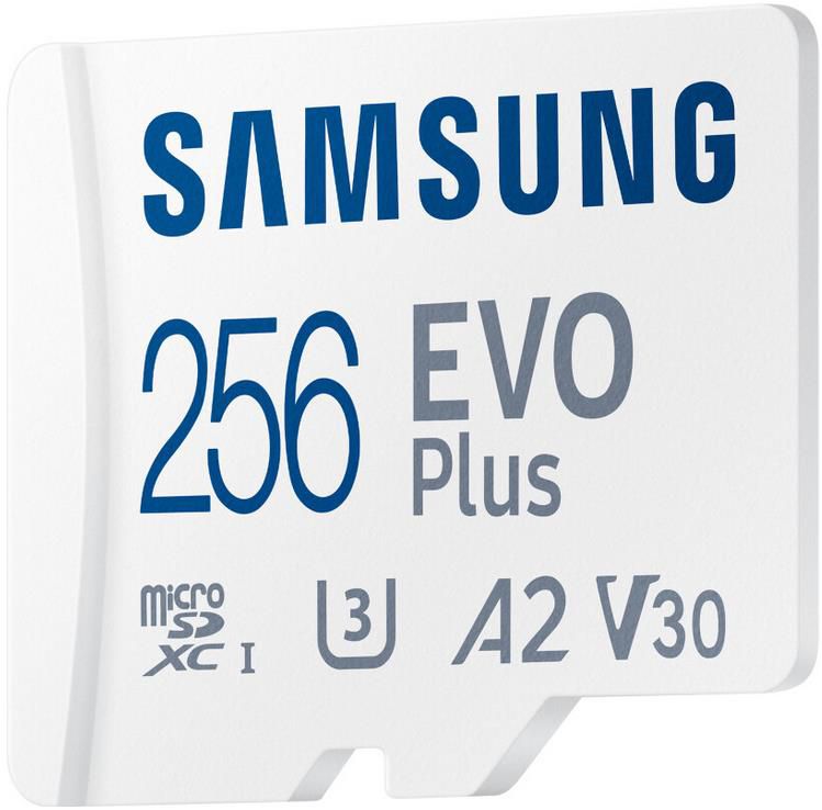 Samsung EVO Plus microSD A2 Speicherkarte (2021) mit 256GB für 16,20€ (statt 25€)