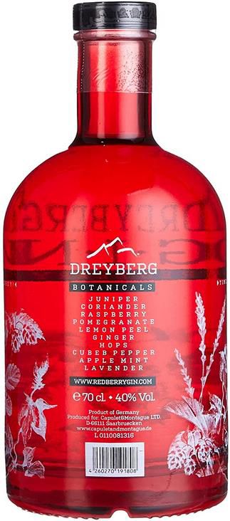 Dreyberg Red Berry Gin   40 % 0.7 Liter für 18,79€ (statt 27€)   Prime