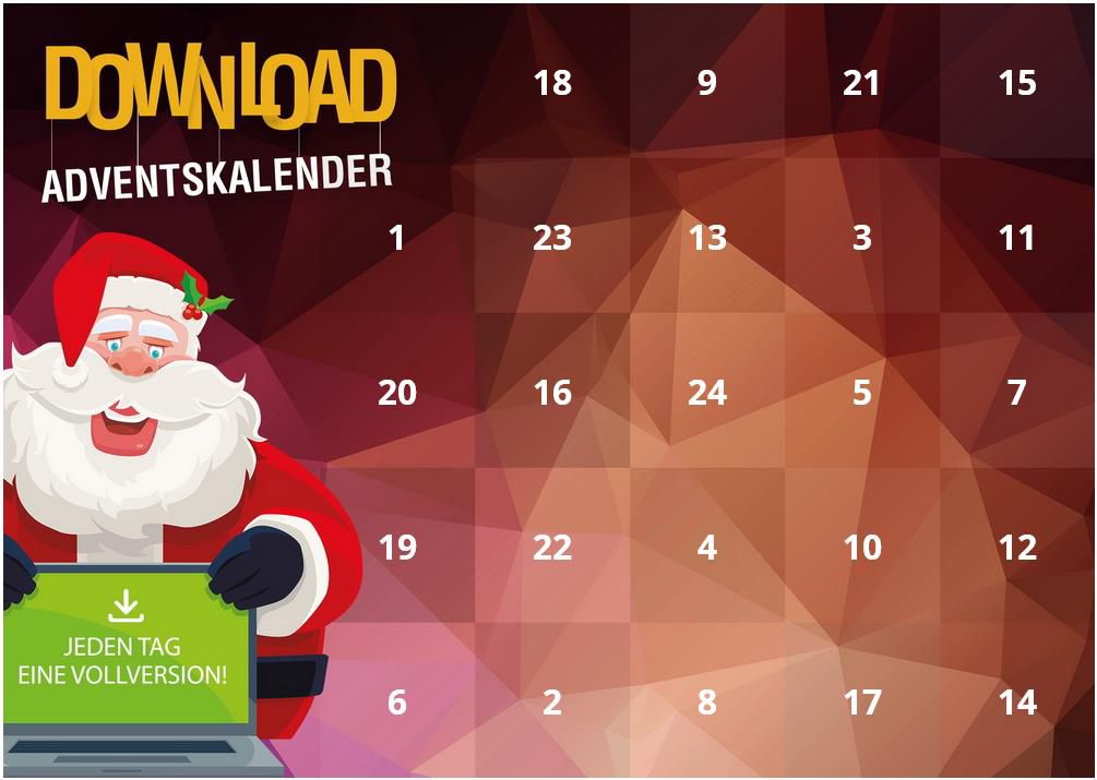 Computer Bild: Download Adventskalender   Jeden Tag eine kostenlose Vollversion