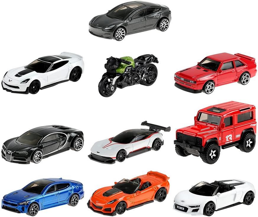 Hot Wheels GTD81 Geschenkset mit 10 Autos für 14,19€ (statt 22€)   Prime