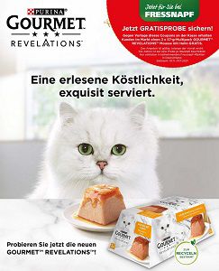 Fressnapf: 2 Proben Gourmet Revelations für Katzen kostenlos