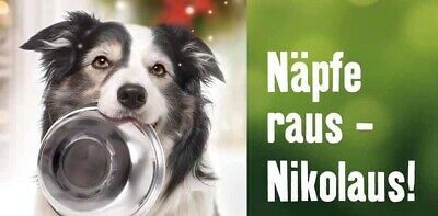 Gratisaktion bei Fressnapf: Näpfe raus, Nikolaus!