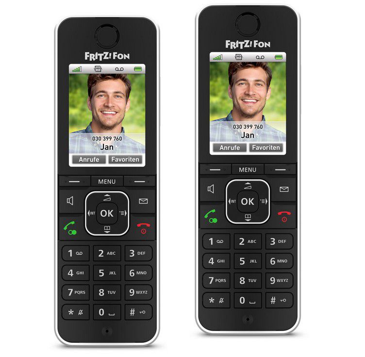 AVM FRITZ!Fon C6 DECT Telefon Doppelpack ab 96€ (statt 128€)