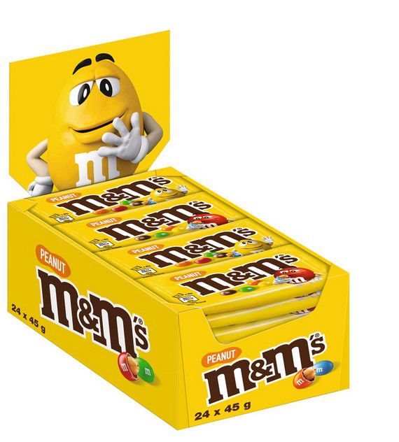 24er Pack M&MS Peanut Schokolinsen (je 45g) ab 11,39€ (statt 19€)