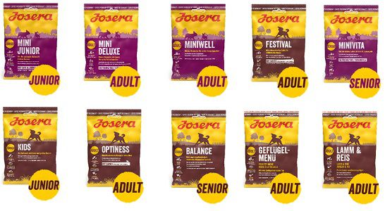 🐶 Geht noch! Josera: 2 kostenlose Hundefutterproben und 5€ Gutschein