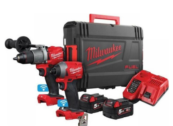 Milwaukee ONEPP2A2 502X Schlagbohr & Schrauber Set + 2 x 5Ah Akkus + Ladegerät für 478,90€ (statt €689)