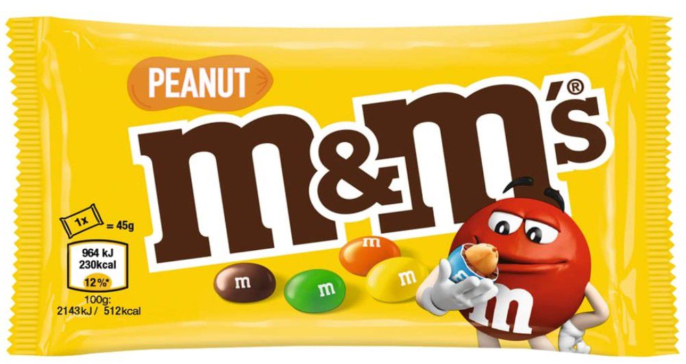 24er Pack M&MS Peanut Schokolinsen (je 45g) ab 11,69€ (statt 19€)