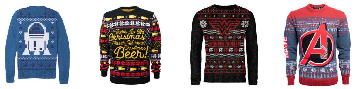 60% Rabatt auf verschiedene Weihnachts Strickpullover bei Zavvi, z.B. Novelty Christmas Beer Jumper für 19,78€