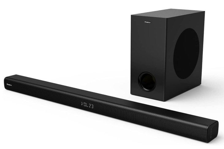 Hisense HS218 2.1 Bluetooth Soundbar mit 200 Watt für 104,98€ (statt 113€)