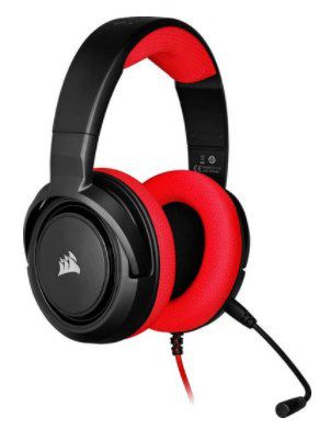 Corsair HS35 Stereo Red Gaming Headset + Mario Kart 8 Deluxe (Nintendo Switch) ab 49,99€ (statt 79€)