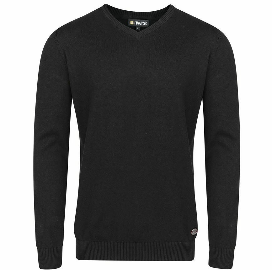 riverso  RIVEmil Herren V Neck Pullover für je 15,96€ (statt 34€)