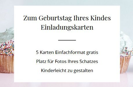 sendmoments: 5 Kindergeburtstags Karten gratis