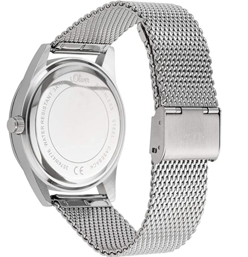 s.Oliver  SO 3574 MM Herren Multi Zifferblatt Quarz Armbanduhr für 38,10€ (statt 57€)