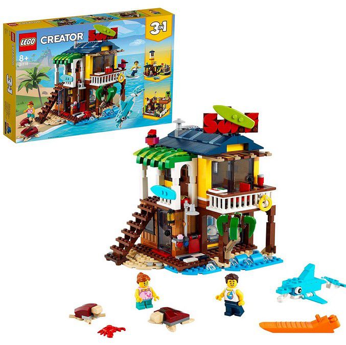 LEGO 31118 Creator Surfer Strandhaus mit Leuchtturm für 29,99€ (statt 35€)