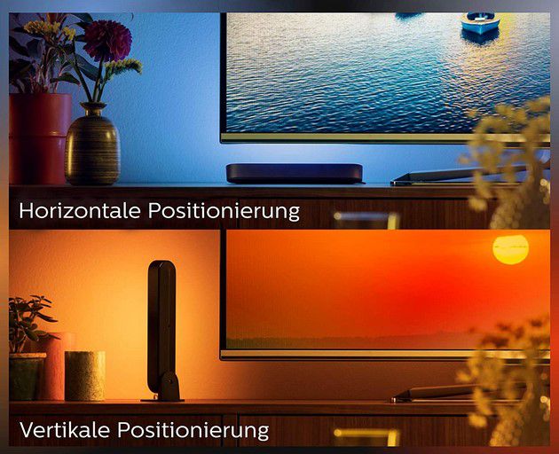 2er Pack Philips Hue Color Ambiance Play Lightbar inkl. Hue Bridge für 108,99€ (statt 135€)