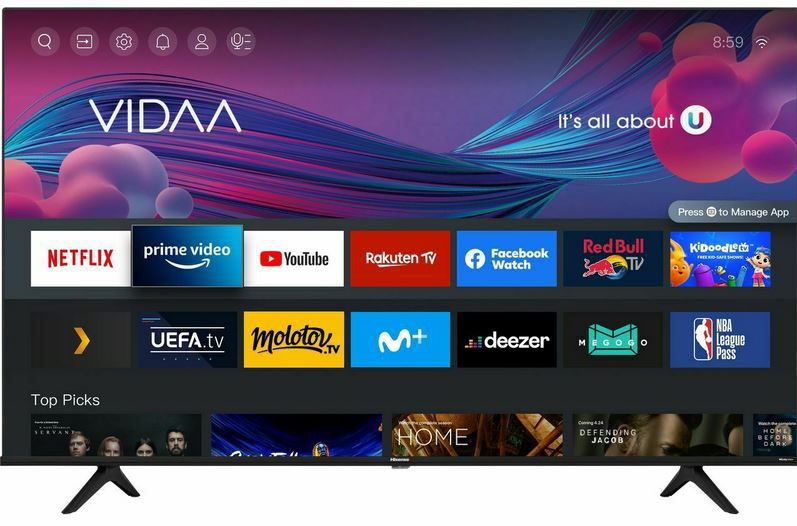 Hisense 65A62G   65 Zoll UHD Fernseher für 499€ (statt 637€)