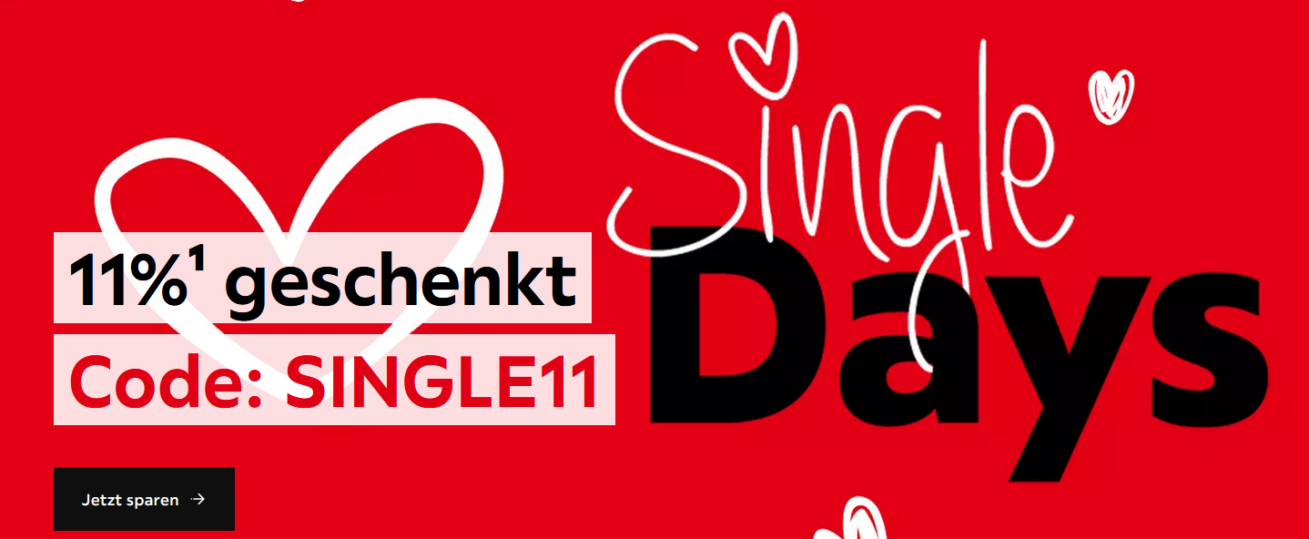 Erster Singles Day 2021 Überblick: unendlich viele Aktionen ♥