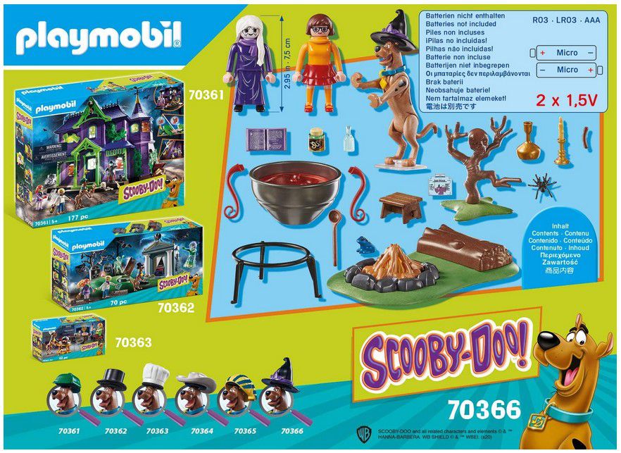 Playmobil 70366   SCOOBY DOO Abenteuer im Hexenkessel für 7,08€ (statt 12€)  prime