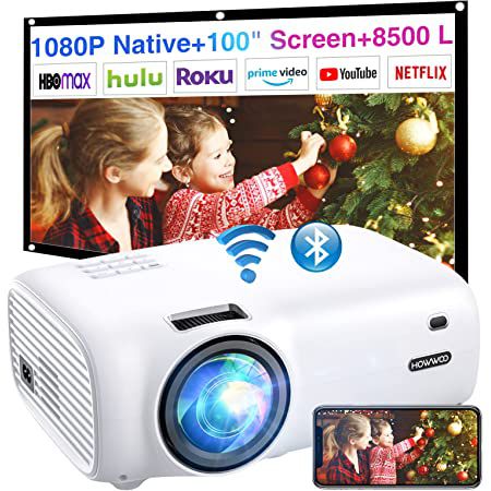 HOWWOO 1080p Mini LED Beamer mit 8500 Lux für 119,99€ (statt 200€)