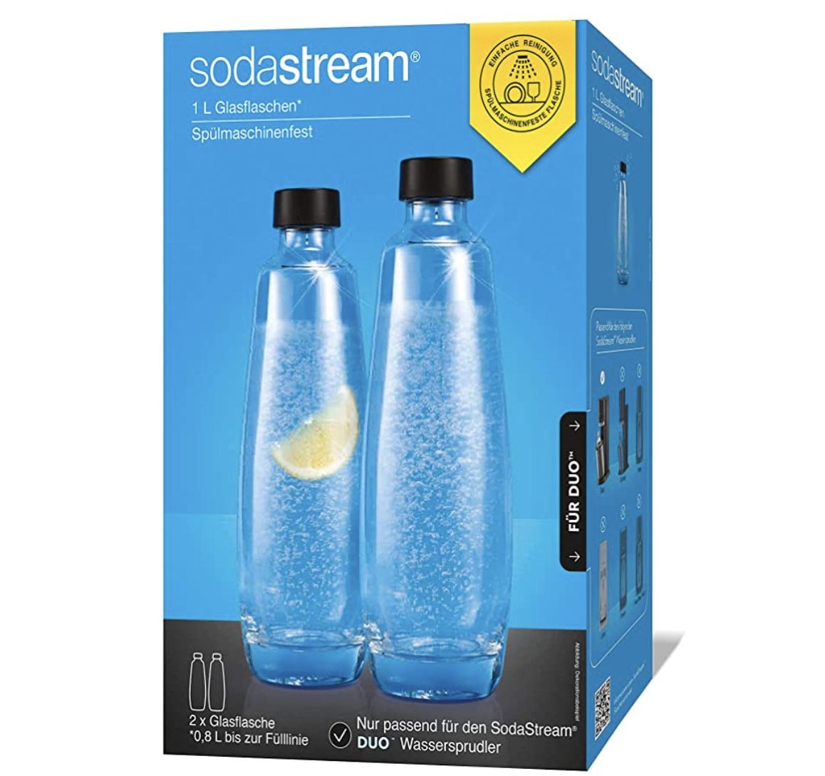 2er Pack SodaStream Duo Glasflasche für 9,99€ (statt 15€)   Prime