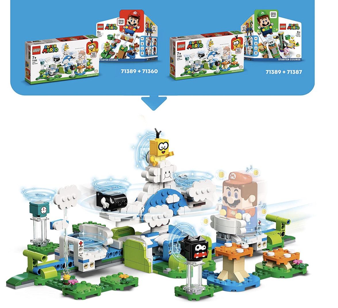 LEGO 71389 Super Mario Lakitus Wolkenwelt   Erweiterungsset für 25,49€ (statt 33€)