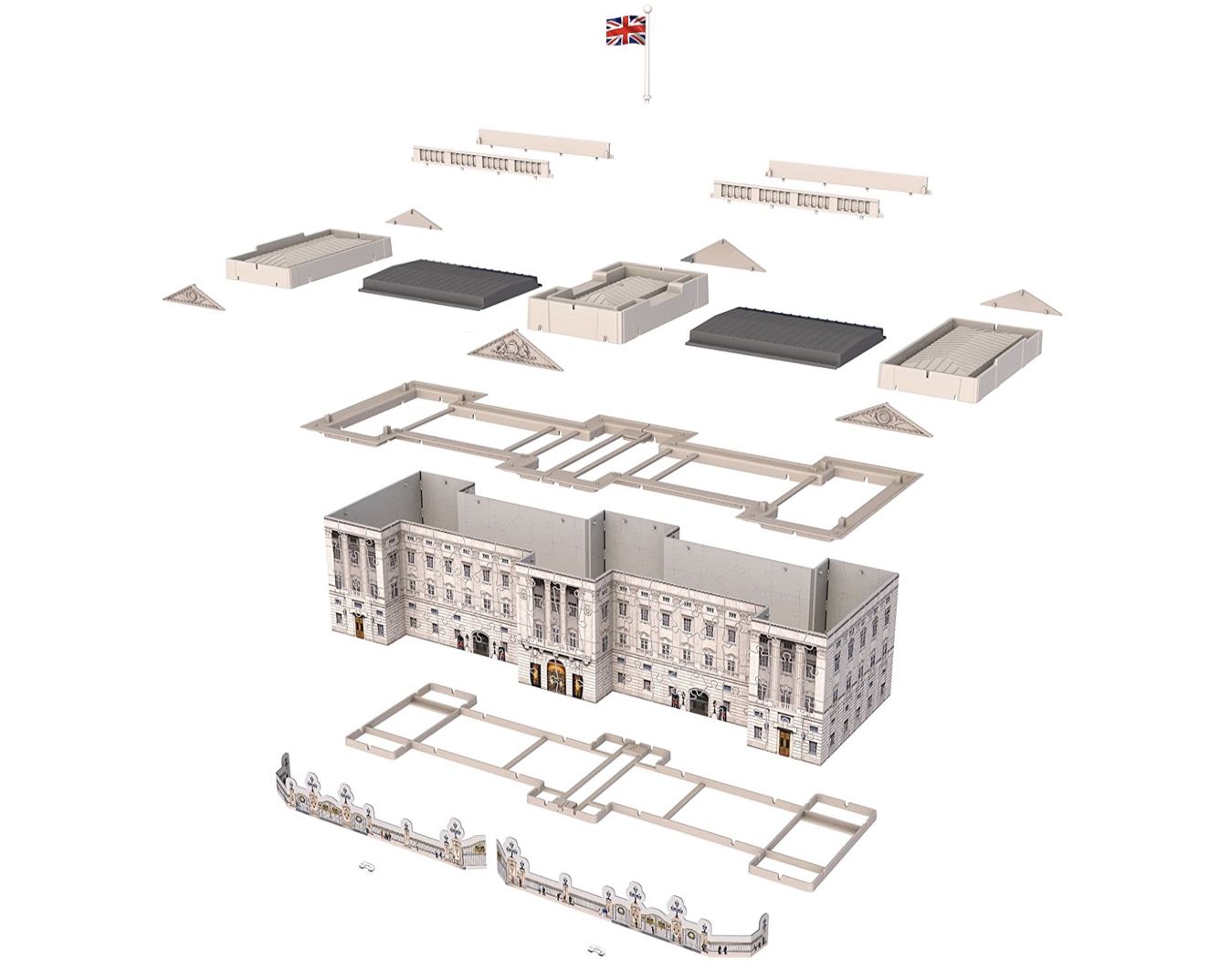 Ravensburger 12524 3D Puzzle   Buckingham Palace für 12,74€ (statt 25€)