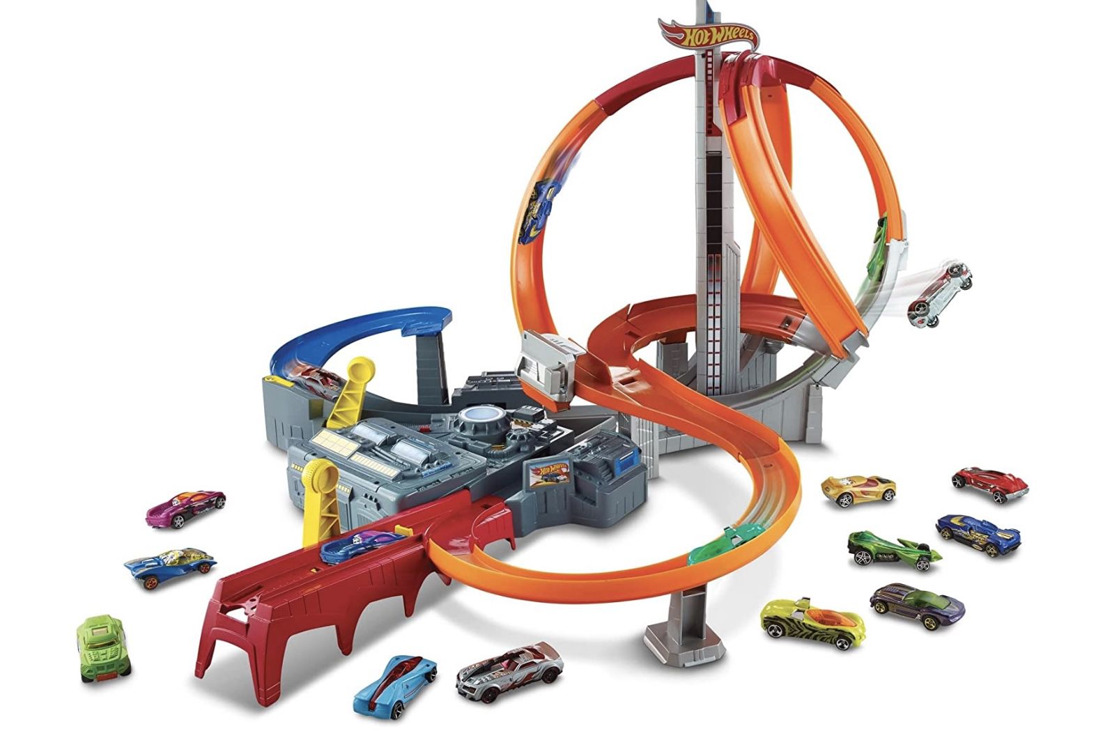 Hot Wheels Mega Crash Superbahn inkl. 2 Starter und 1 Spielzeugauto für 47,59€ (statt 59€)