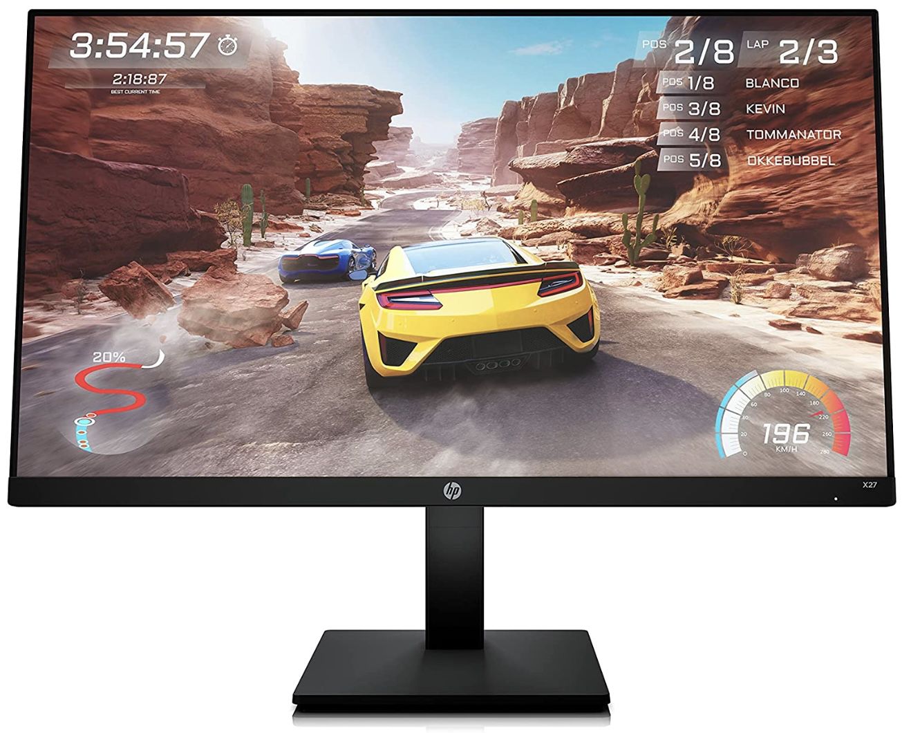 HP X27   27 Zoll Gaming Monitor mit 165Hz & 1ms Reaktionszeit für 199€ (statt 239€)