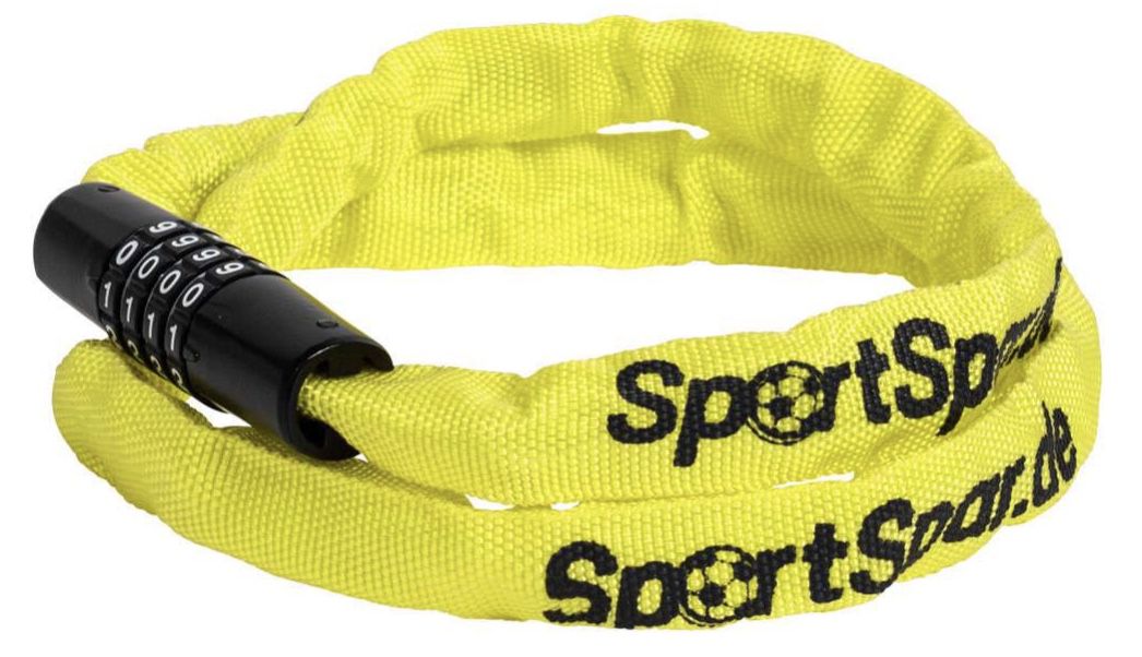 SportSpar Safety First Sicherheitsschloss mit 4 stelliger Zahlen Kombination für 2,22€