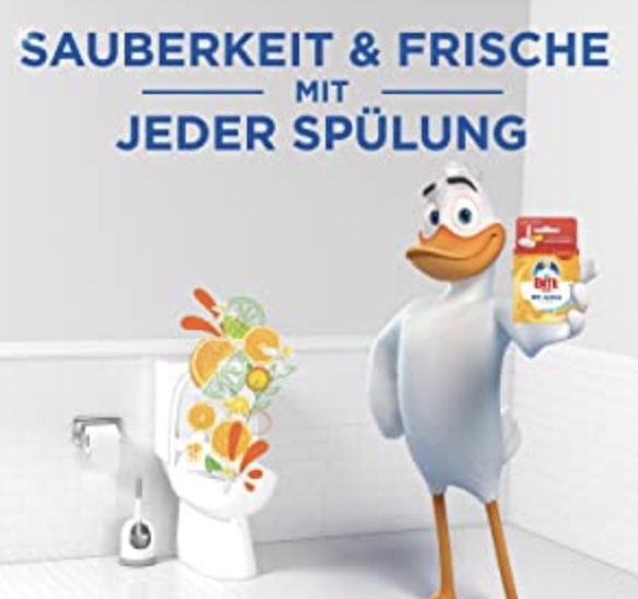 WC Ente Active 3 in 1 Nachfüller WC Stein für 0,75€   Prime