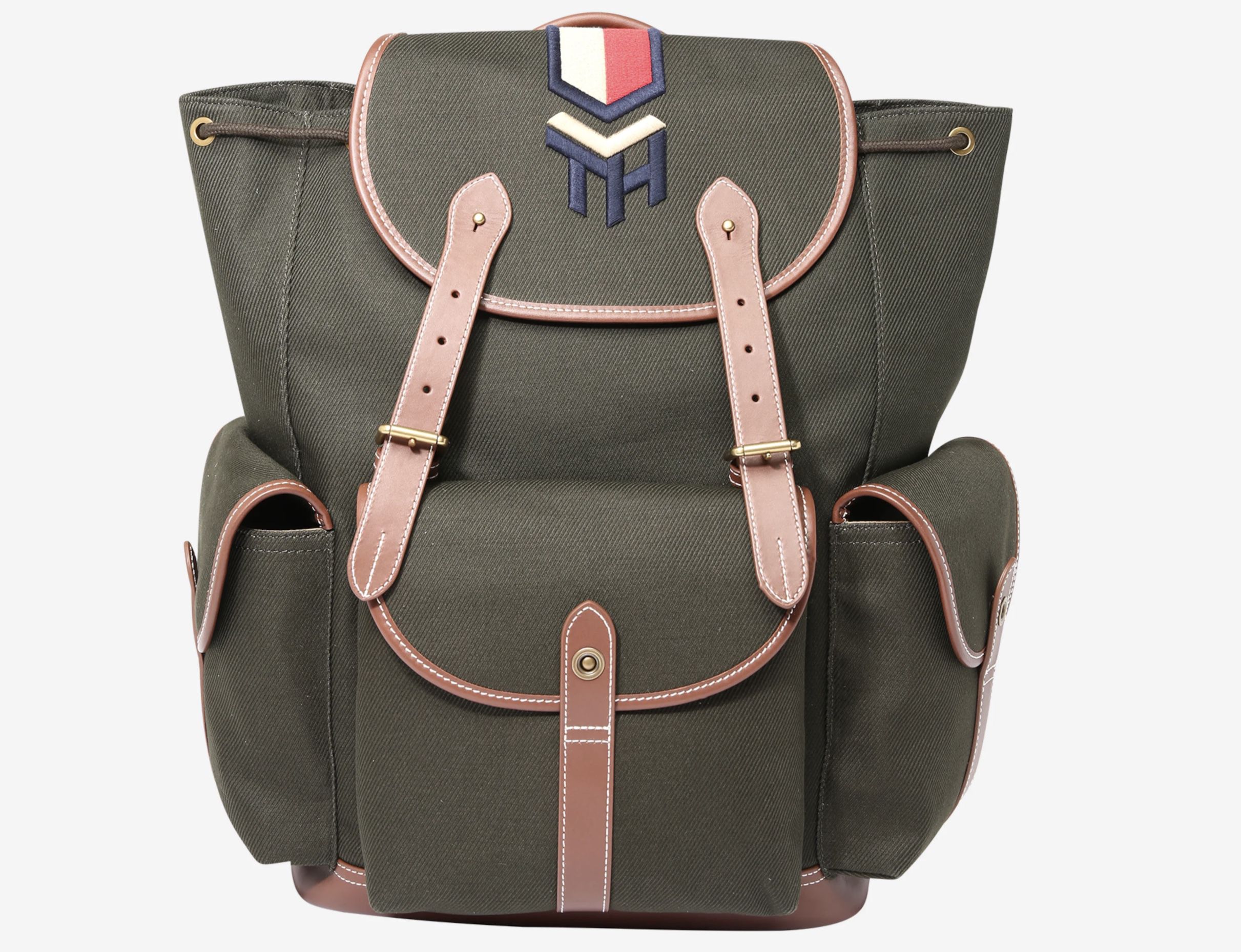 Tommy Hilfiger Canvas Rucksack mit Monogramm Stickerei für 146,30€ (statt 220€)