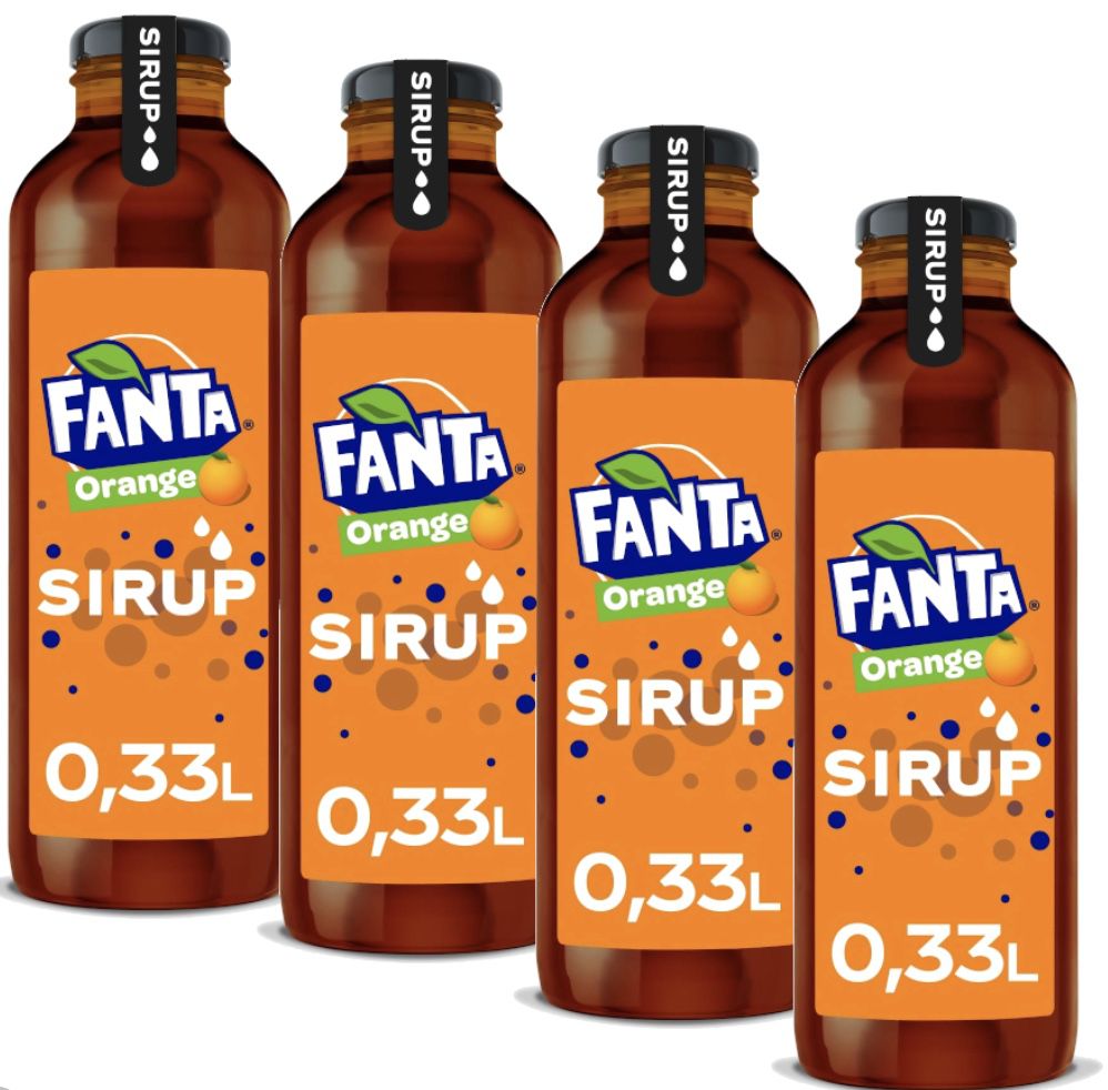 4x Fanta Sirup Orange (ergibt bis zu 20 Liter Getränk) für 9,99€ (statt 16€)