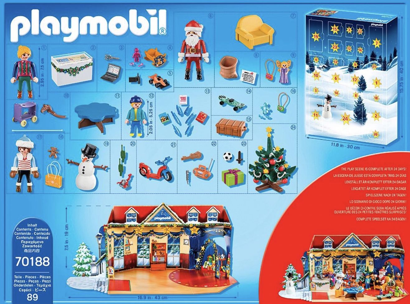 PLAYMOBIL 70188 Adventskalender 2021   Weihnachten im Spielwarengeschäft für 10,99€ (statt 21€)