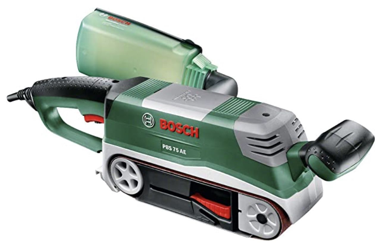 Bosch Bandschleifer PBS 75 AE Set im Koffer für 129,59€ (statt 140€)