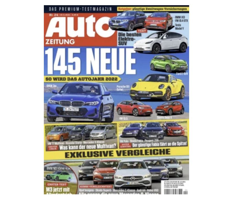 26 Ausgaben Auto Zeitung für 97,50€ + Prämie: 90€ Amazon Gutschein