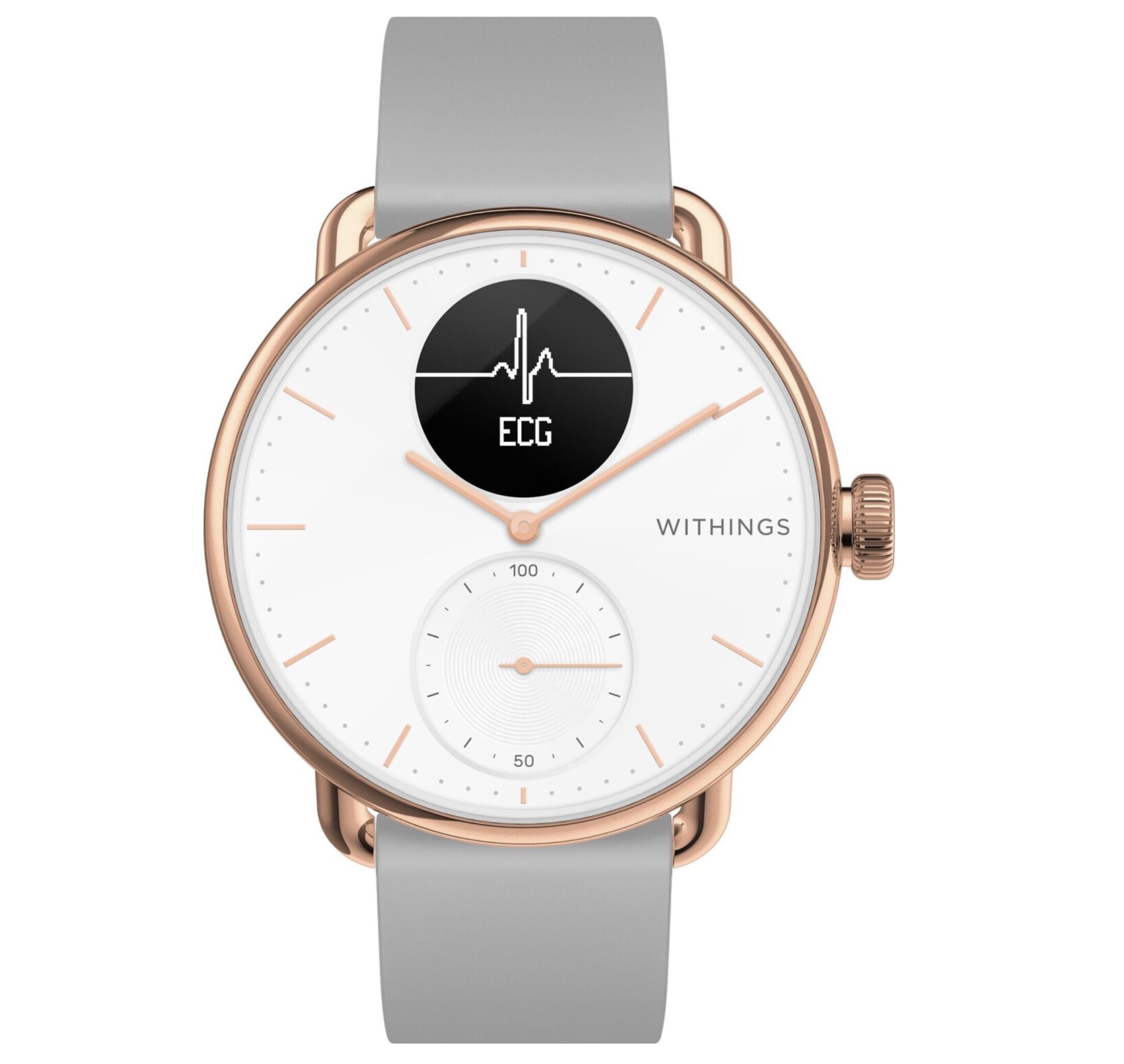 Withings ScanWatch 38mm sportliche Smartwatch in Roségold für 204,49€ (statt 239€)