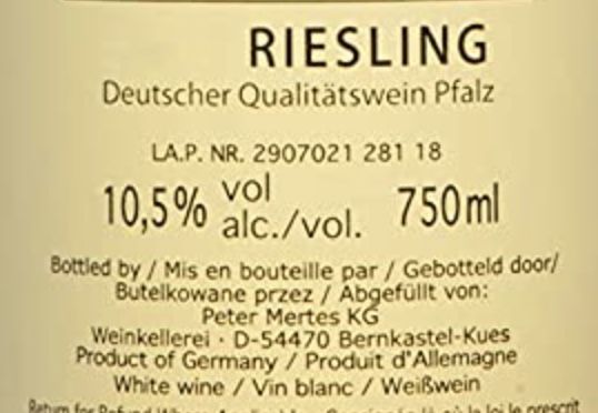 Bree Riesling Weißwein feinherb für 2,99€ (statt 4€)   Prime