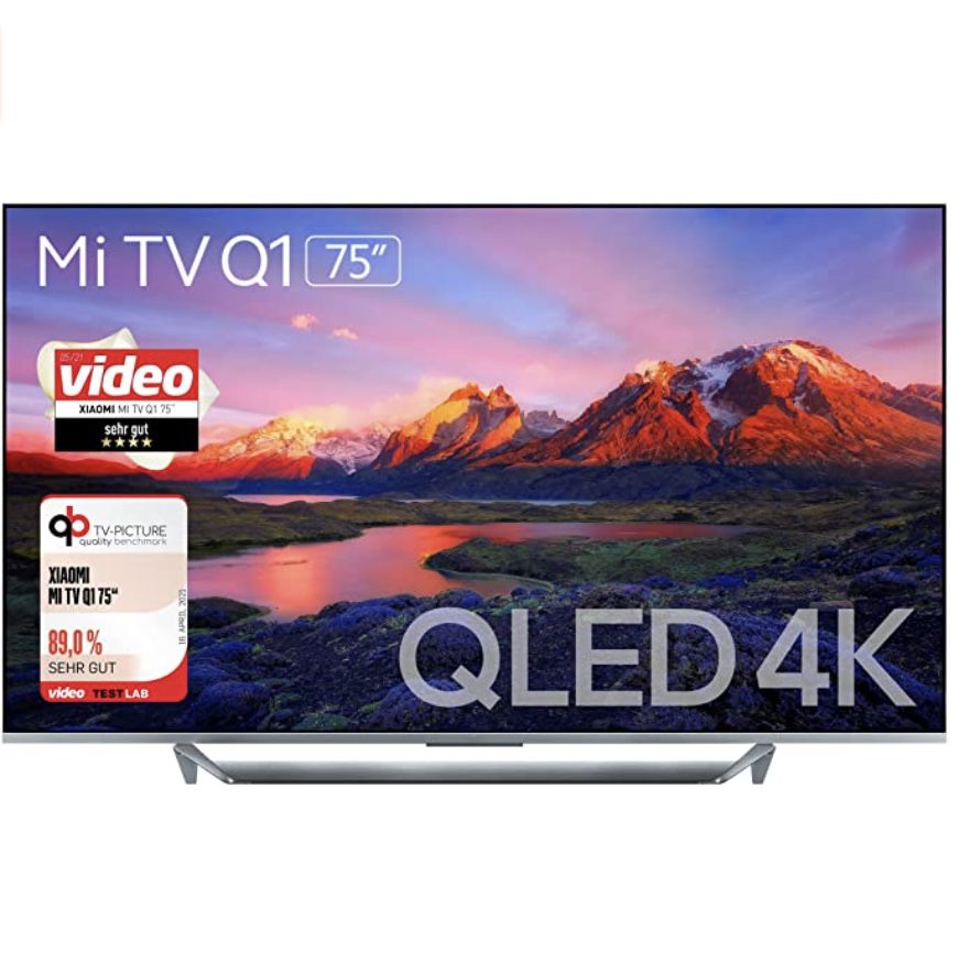 Xiaomi Mi TV Q1 &#8211; 75 Zoll QLED UHD Fernseher mit 120 Hz für 1.099€ (statt 1.229€)