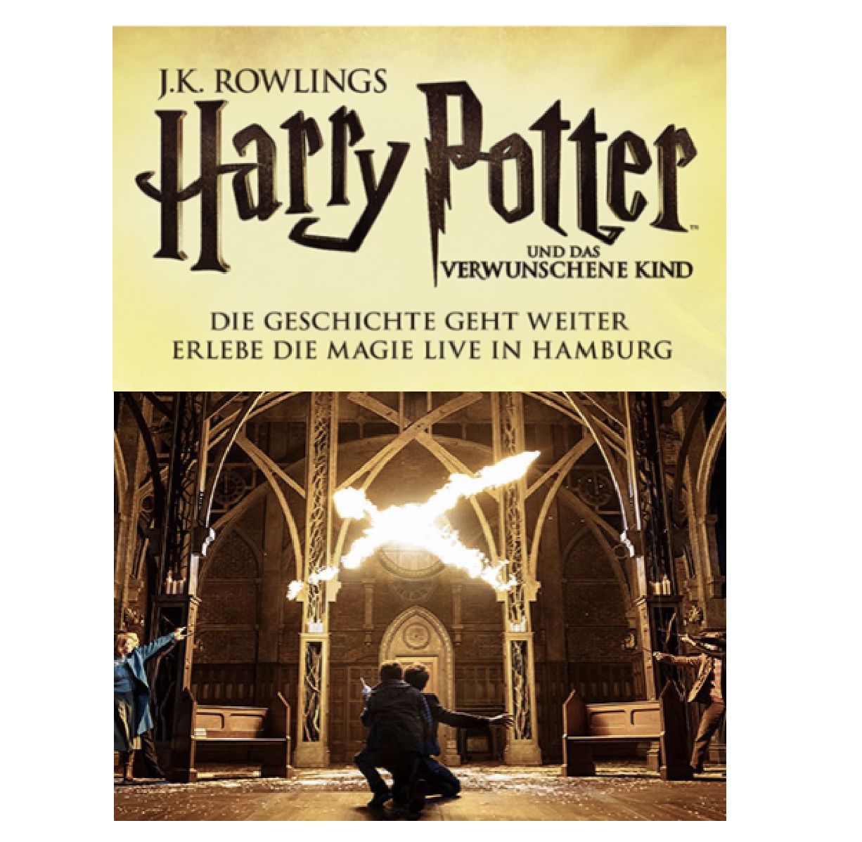 🧙 Gutschein für Harry Potter Theaterstück + Hotel mit Frühstück ab 99€ p.P.