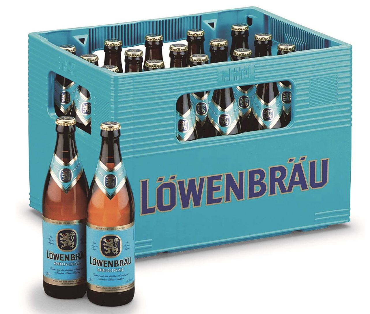 20 x Löwenbräu Original Helles Flaschenbier (0,5 l) für 12,34€ (statt 16€)   Prime Sparabo