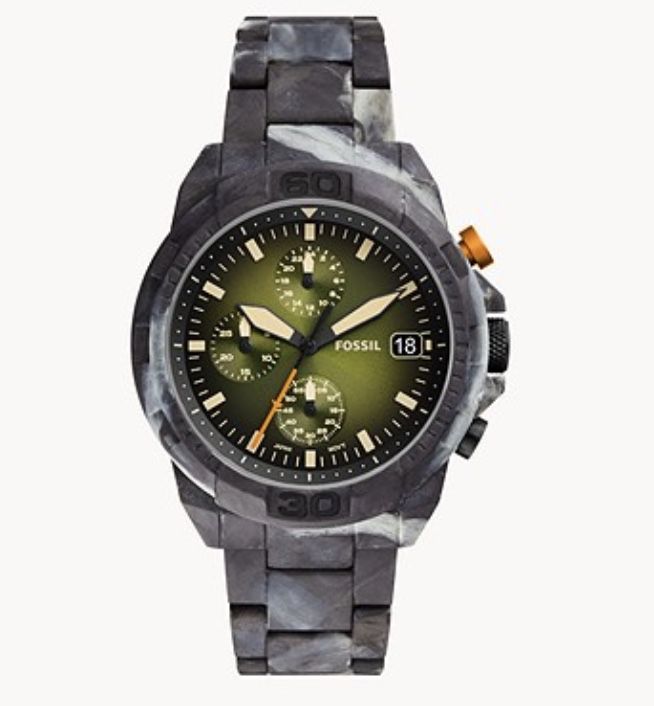 Fossil Bronson Carbonfaser Herren Chronograph für 83,20€ (statt 150€)