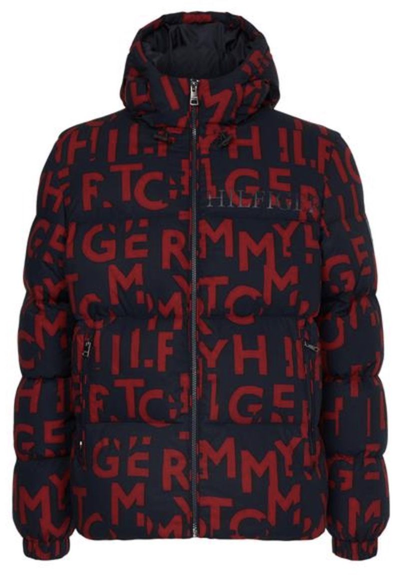 Tommy Hilfiger Steppjacke mit großem Logo Print für 151,98€ (statt 200€)