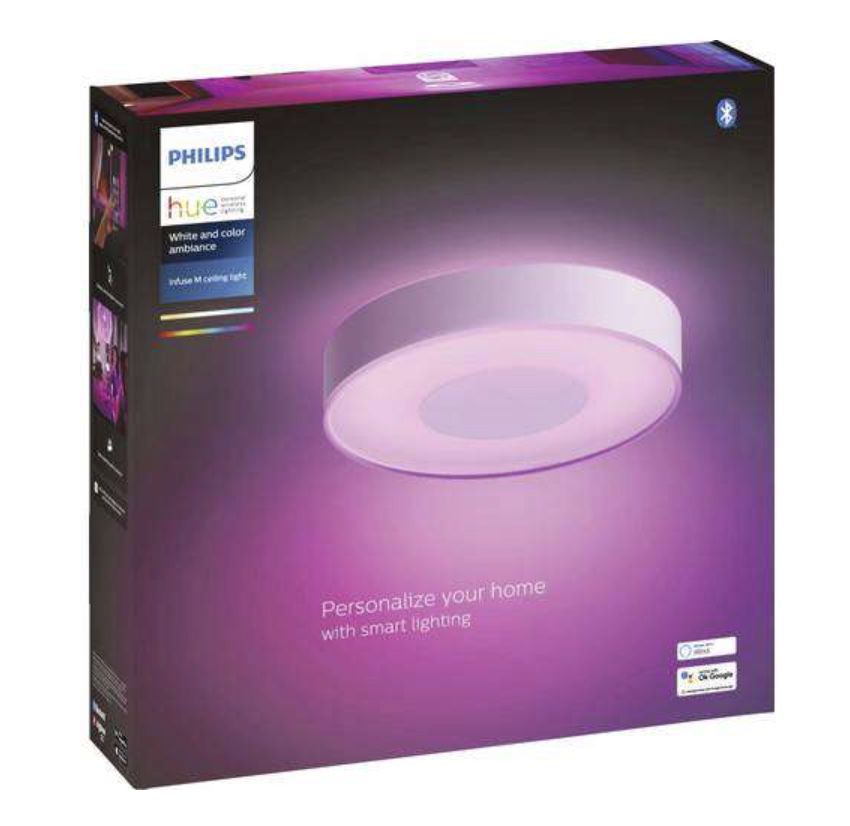 Philips Hue White and Color Ambiance Infuse Deckenleuchte (38,1cm) für 115,37€ (statt 165€)