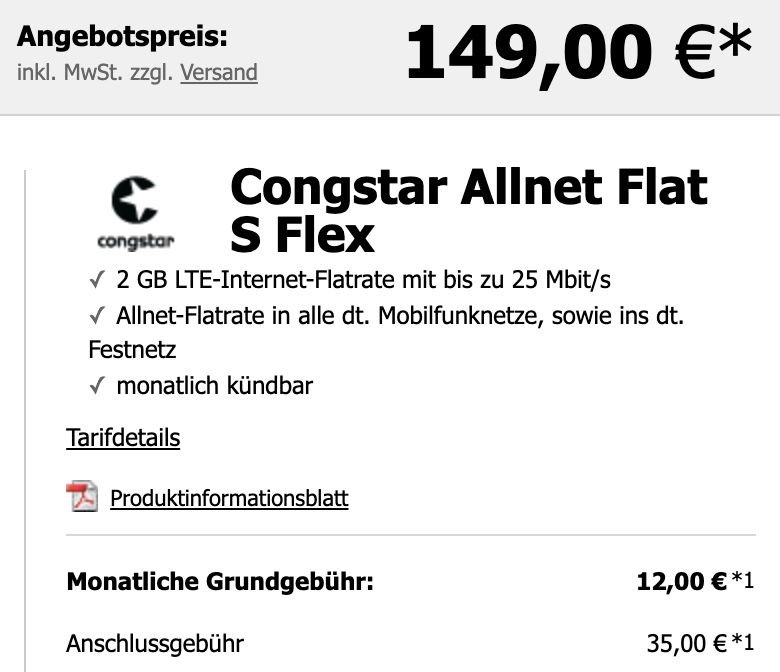 Samsung Galaxy Watch4 44mm LTE für 200,99€ (statt 292€) + 150€ Google Play Guthaben dank monatlich kündbarem Congstar Tarif