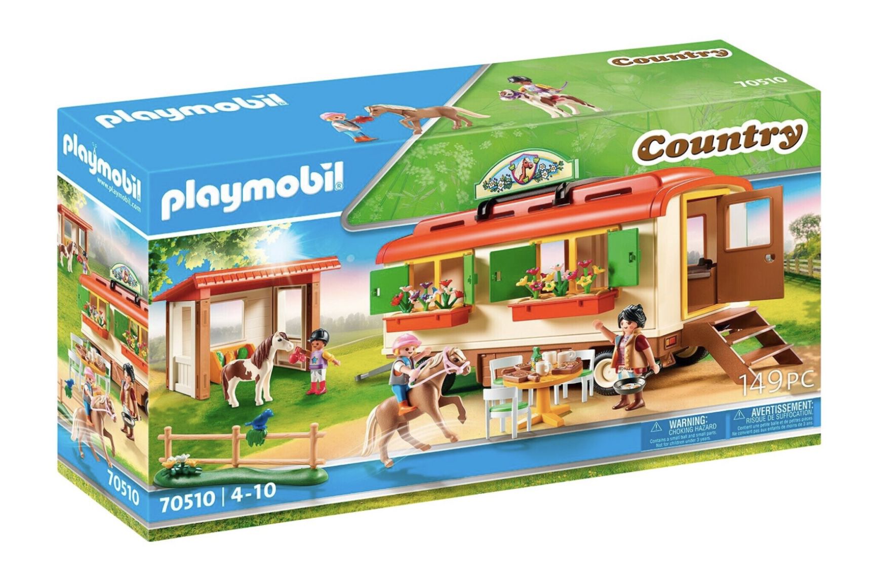 Playmobil 70510 Country Ponycamp Übernachtungswagen für 27,99€ (statt 32€)
