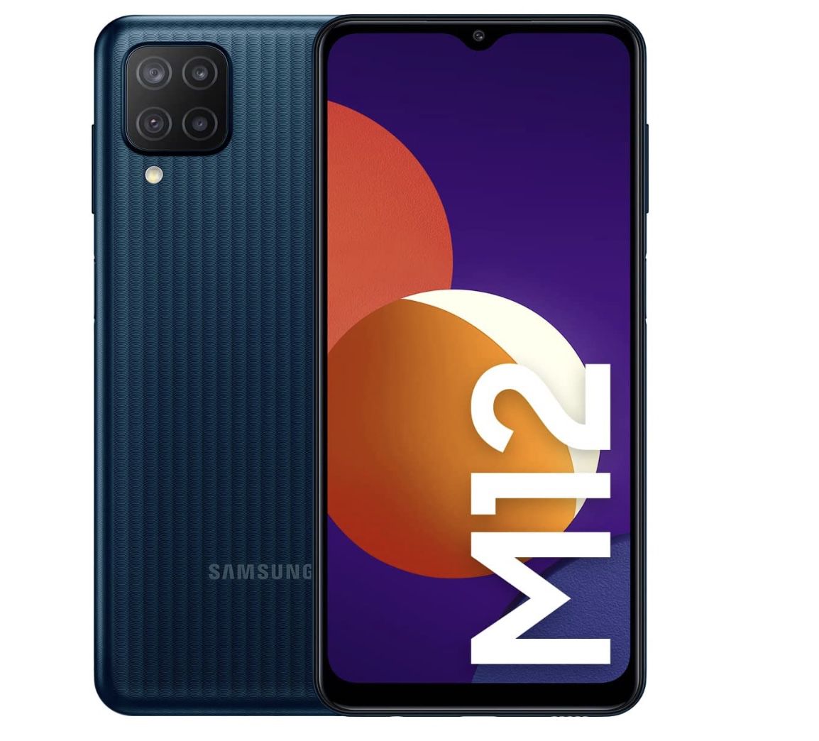 Samsung Galaxy M12 mit 6,5 Zoll Infinity V Display & 128 GB/4GB für 145€ (statt 179€)