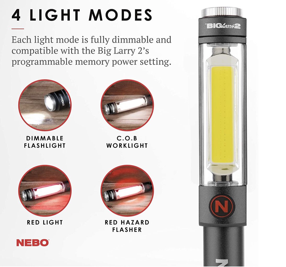 NEBO NE6737 Big Larry Taschenlampe für 11,55€ (statt 17€)