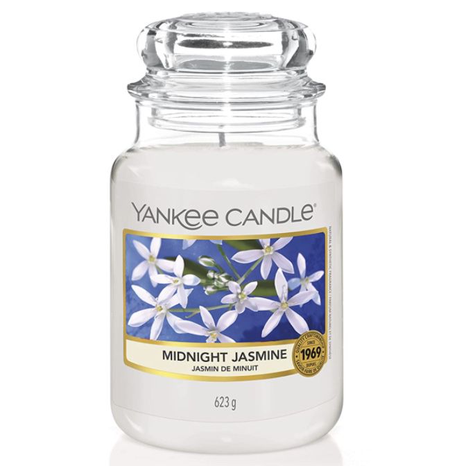 Yankee Candle Duftkerze im Glas (groß) in Midnight Jasmine für 17,31€ (statt 21€)