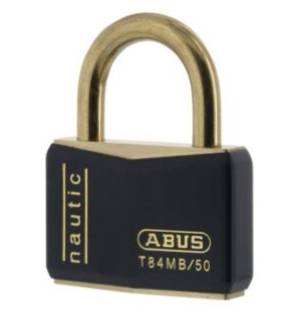 ABUS T84MB/50 Messing Vorhangschloss für 9,99€ (statt 15€)